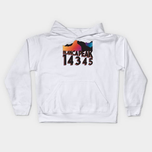 Blanca Peak Kids Hoodie by Eloquent Moxie